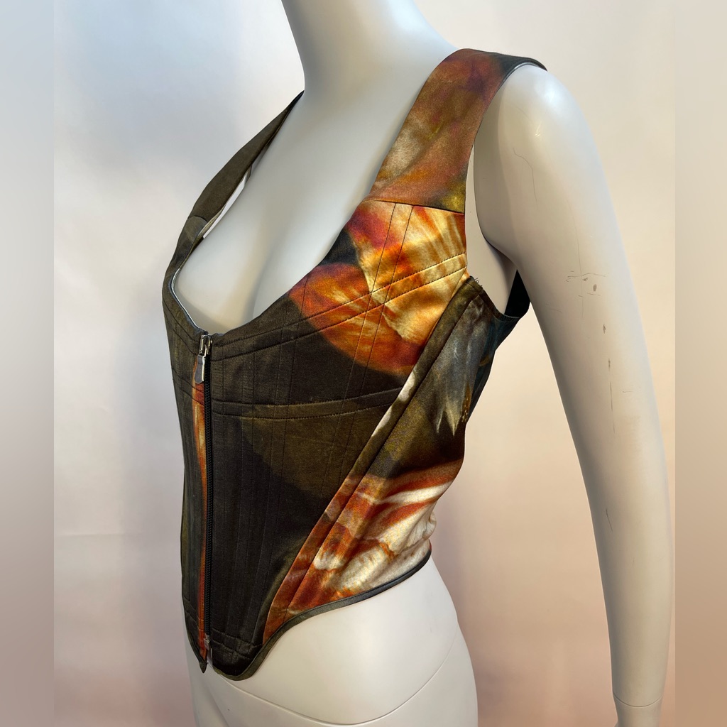 Vivienne Westwood Brand New Cage Corset Bosschaert Print It 42 Nwt